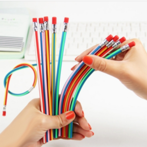 Set of 10 Creative Stationery Bendable Soft Pencils