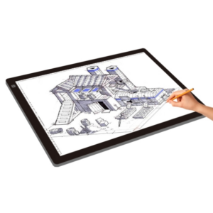 A2 Size 23W 12V LED Three Level of Brightness Dimmable Acrylic Copy Boards for Anime Sketch Drawing Sketchpad, with Power Adapter