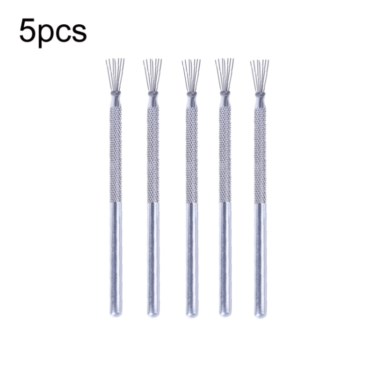 5pcs Ceramic Aluminum Rod Puncher DIY Clay Art Supplies