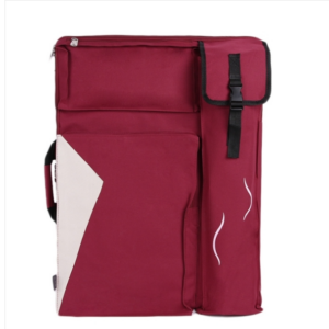 Multi-purpose sketchpad padded canvas duffel bag