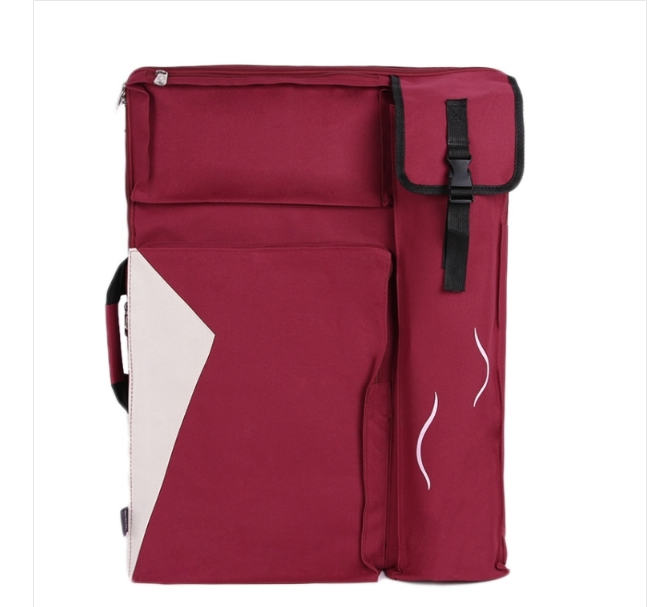Multi-purpose sketchpad padded canvas duffel bag