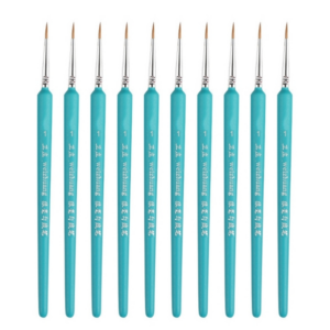 10 PCS 1 WeiZhuang Hook Line Pen Painting Hand-painted Watercolor Wolf Mint Hook Line Pen Painting Stroke Thin Line Brush