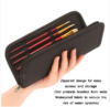 Zhu Ting 10pcs/set Wooden Handle Hog Bristle Oil Pastel Brush Set (Red Rod Black Pack)