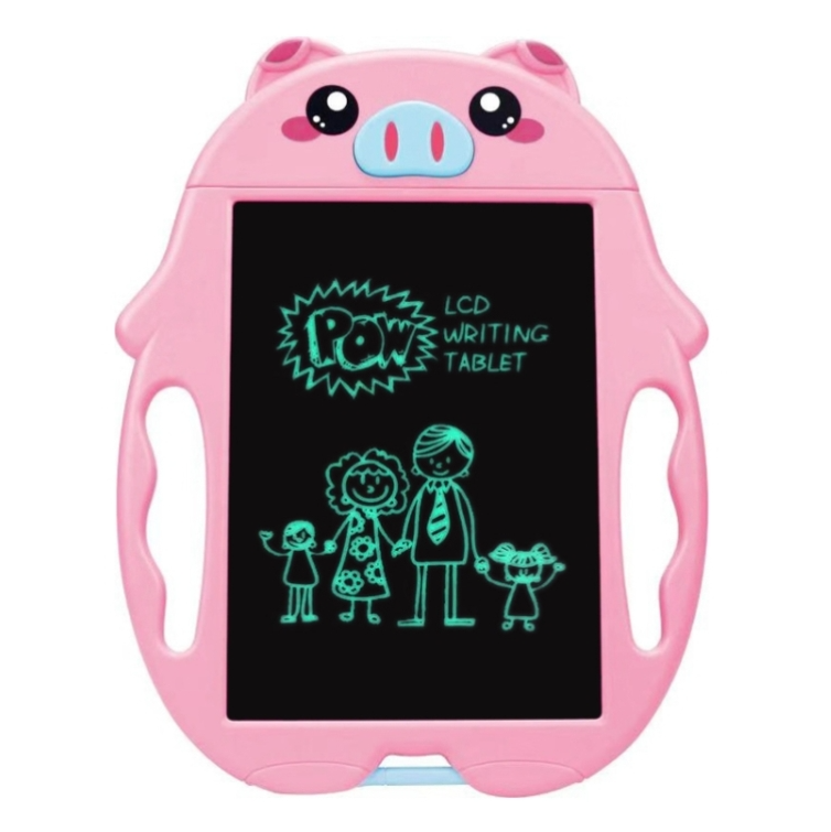 9 inch Children Cartoon Handwriting Board LCD Electronic Writing Board (Pink Pig)