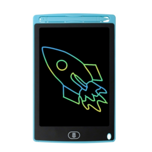 LCD Writing Board Children Hand Drawn Board (8.5 inch Colorful Light Blue)