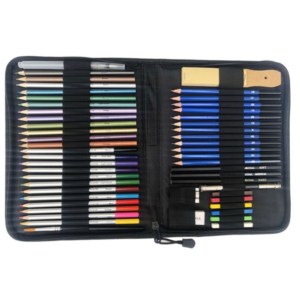 51 PCS / Set YOVER Sketch Pencil Set Water Soluble Color Lead Art Painting Kit(Black)