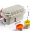 Art Oil Painting Student Multi-Purpose Brush Washers 3-in-1 Brush Washer with Color Palette Inside Brush Holder (Hand Drawing)