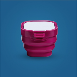 Folding Bucket Paint Box Multifunctional Palette Watercolor Humidor Brush Washer Portable Painting Tools (Red)