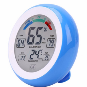 TS-S93 Multi-function digital thermometer hygrometer thermometer hygrometer wall Celsius C / Fahrenheit F trend display (blue)