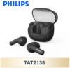 New Philips TAT2138 Earphone Wireless Bluetooth 5.3 Headphones HiFi Stereo Music Earbuds With HD Microphone Call Headset 460mAh