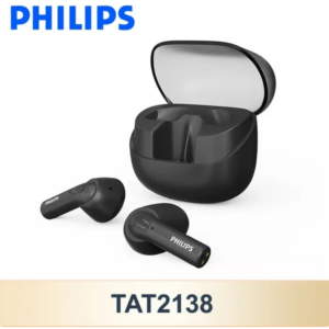 New Philips TAT2138 Earphone Wireless Bluetooth 5.3 Headphones HiFi Stereo Music Earbuds With HD Microphone Call Headset 460mAh