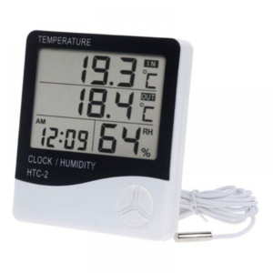 Indoor and outdoor electronic temperature and humidity meter