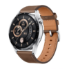 HUAWEI WATCH GT 3 Smart Watch 46mm Coffe Rubber Wristband, 1.43 inch AMOLED Screen (CN Version)