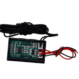 50~110C LED Thermometer Detector Sensor Probe 12V Digital Thermometer Monitor (Red)