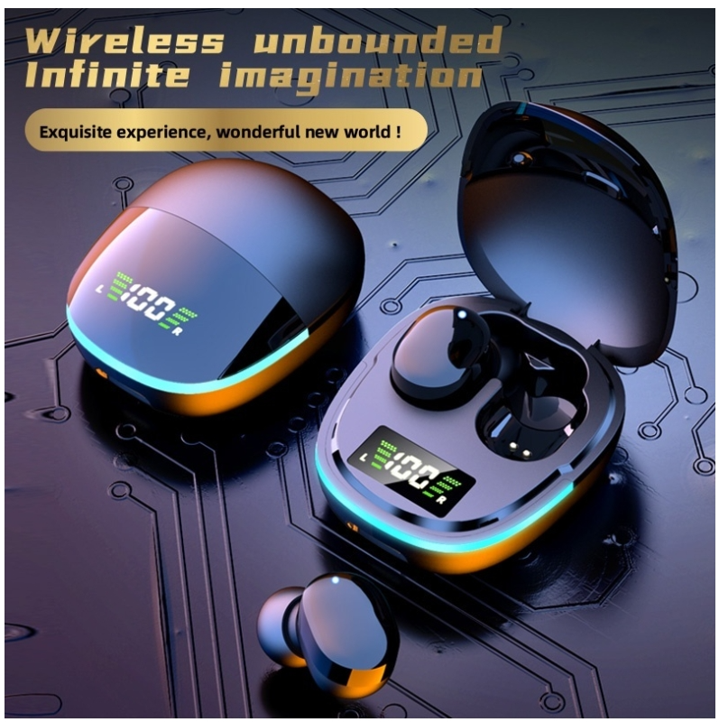 Fone De Ouvido Gaming G9S Sem Fio Bluetooth Com Cancelamento De Ruído À prova d'água Som estéreo HiFi Com microfone