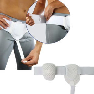 Hernia belt for adults Inguinal protection belt, color: white