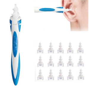Smart Swab Ear Suction Ear Cleaner Ear Cleanser Ear Scoop With 15 Replacements