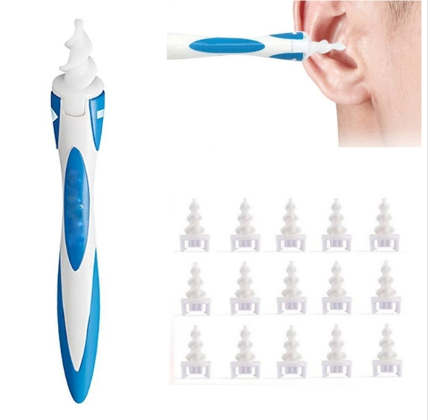 Smart Swab Ear Suction Ear Cleaner Ear Cleanser Ear Scoop With 15 Replacements