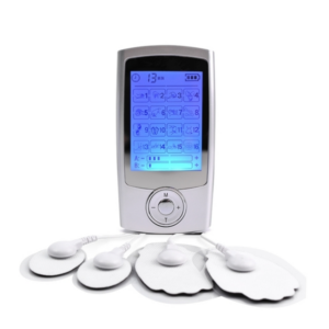 16 Mode Digital Electronic Pulse Massager Muscle Stimulator Pain Relief Machine(Silver)