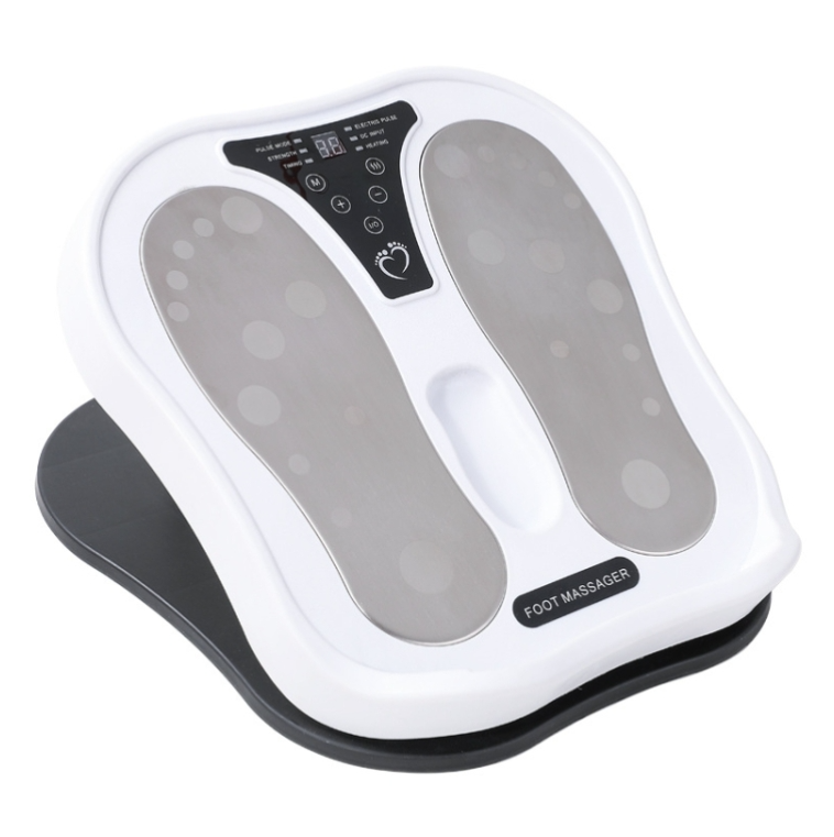 KL-808 EMS Foot Massager Massage Foot Mat Fitness Tilt Pedal,EU Plug With Remote Control