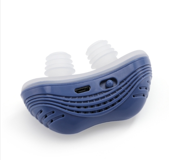 Sleeping Anti-Snoring Electric Stop Snoring Device (Blue)