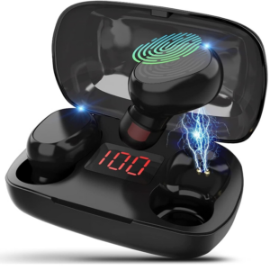 Audífonos bluetooth CHEELOM, Audífonos Inalámbricos de entretenimiento,Impermeable y Reduce el Ruido CVC8.0, mini audífonos deportivos con interfaz co