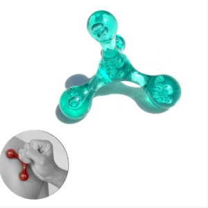 Frog Massager Manual Balance Four Ball Massager Lumbar Back Massage Ball, Color: Four Ball Green