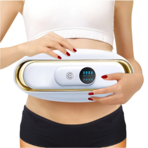 Smart Abdominal Massage Hot Compress Belt Girls Menstrual Period Massager(White)