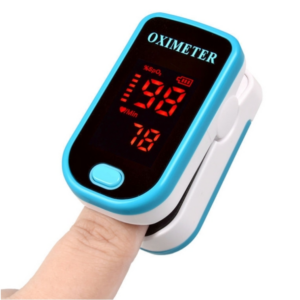 Finger Pulse Oximete LED HD Display Portable Oximeter Equipment Blood Oxygen Monitor Pulse Oximeter(Blue)