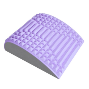 Lumbar Relaxing Massager Spinal Corrective Stretch Exercise Aid(Solid Color Purple)