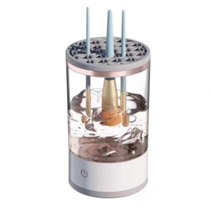 Electric washing and drying integrated multi-functional makeup cleaner