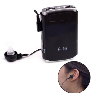 F-16 Pocket Sound Amplifier Hearing Aid Headphones
