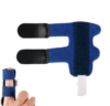 Aluminum plate finger correction sleeve fixation with finger fracture splint
