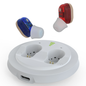 USB rechargeable mini in-ear hearing aid for the elderly invisible sound amplifier