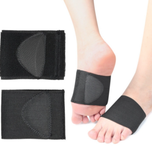 Flat full bow support half pad corrects X/O leg center pad