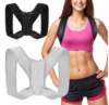 Invisible breathable posture correction belt with adjustable back corrector