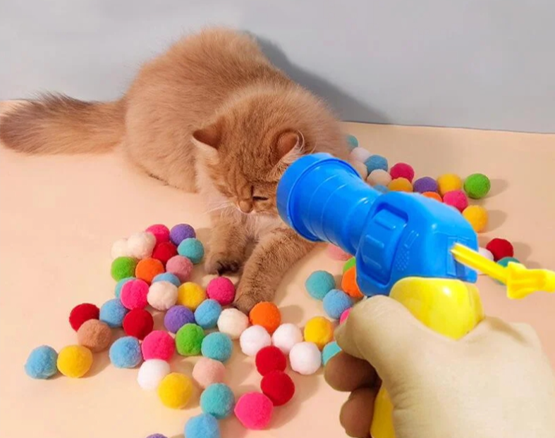 Plush Ball Shooting Gun