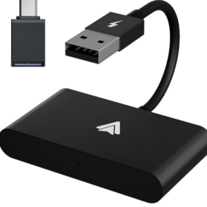 Wireless Adapter for Android Auto, Wireless Adapter for Android Auto Bluetooth 5Ghz WiFi Auto Connect, Direct Plug-in USB C, Compatible with Cars Afte