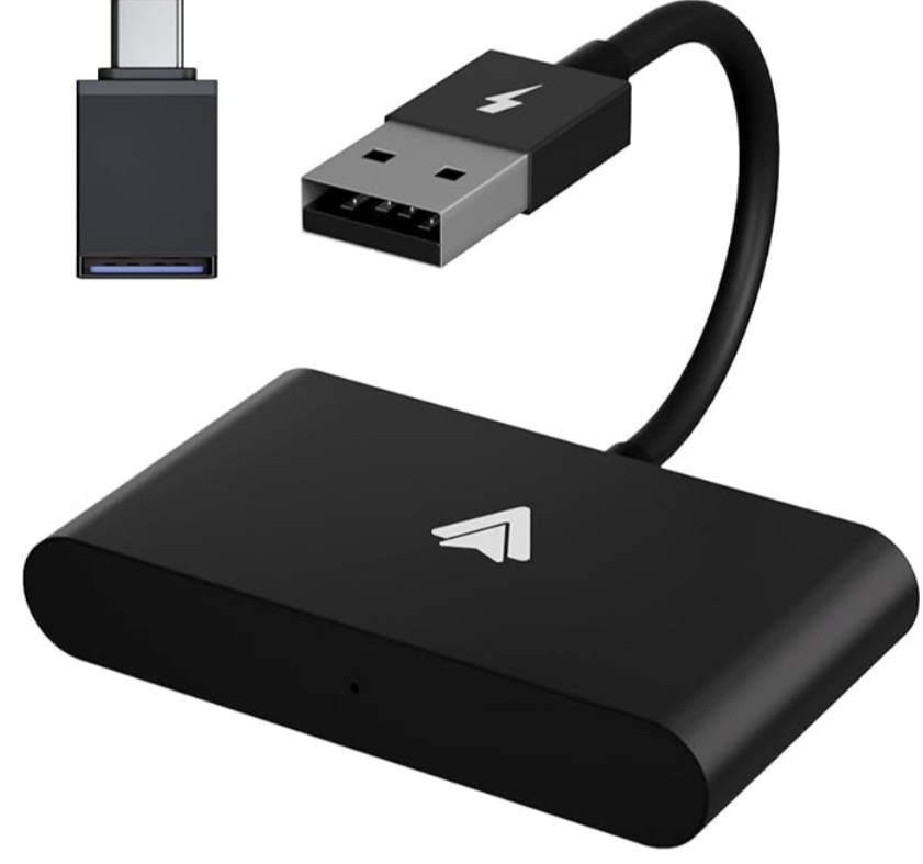 Wireless Adapter for Android Auto, Wireless Adapter for Android Auto Bluetooth 5Ghz WiFi Auto Connect, Direct Plug-in USB C, Compatible with Cars Afte