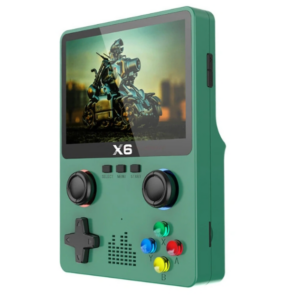 X6 3.5inch HD Screen Handheld Game Console 32GB 10000 Games with Dual Rocker Arcade Simulator Pocket Joystick Game Controller