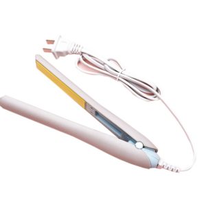 I0813 Portable Hair Styler Straight Hair Curl Clip Cartoon Mini Student Clipboard U.S. Plug, Color Random Shipments