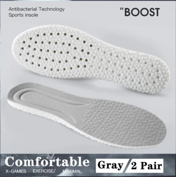 Xiaomi Insole Popcorn BOOST Elastic Insole Cushioning Breathable Deodorizat Incresed Sneaker Insoles Shock Absorption Size 35-46
