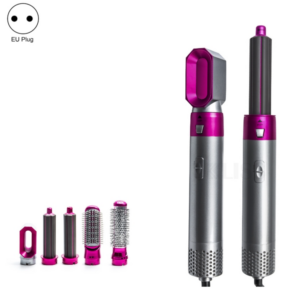 5-in-1 Hot Air Comb Automatic Curling and Straightening Hair Dryer