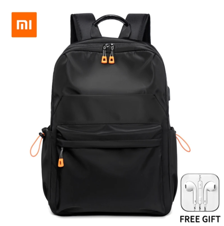 Xiaomi Youpin School Bags for Boys Casual Backpack for Woman Laptop Bag Waterproof Backpacks USB Charging Port Waterproof 0.59kg