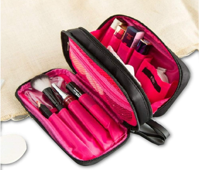 Ocamo Cosmetic Makeup Bag, Toiletry Bag, Portable Small Women's Makeup Bag Professional Makeup Kit Makeup Hygiene Kit