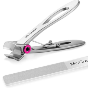 (Mr-1220plus) – Mr.Green Nail Clipper, Ultra Wide Jaw Opening Toenail Clippers for Thick Nails Heavy Duty Stainless Steel Fingernail Clippers for Seni