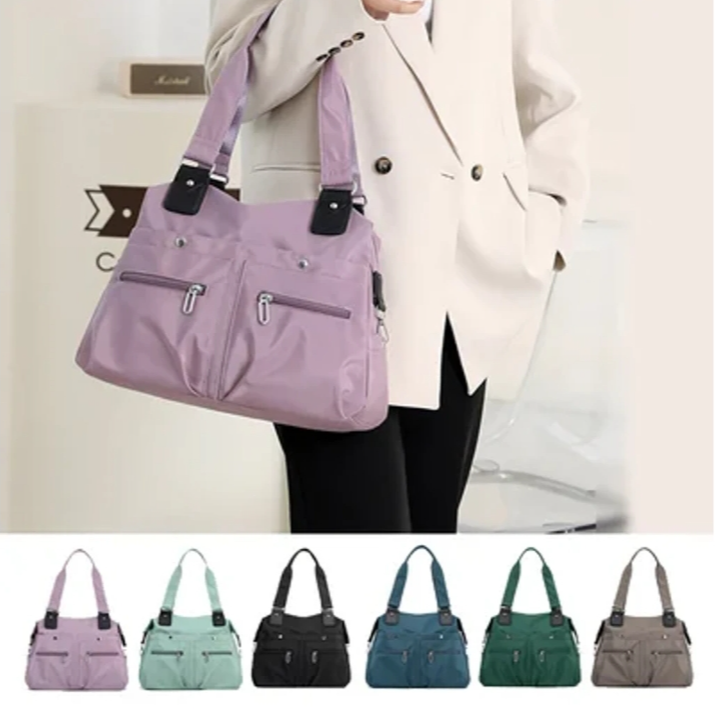 Large Capacity Waterproof Multi Pocket Shoulder Bag