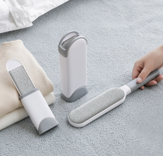 Clothes Sofa Dusting Sticky Hair Remover Household Washable Double Sided Static Removal Brush