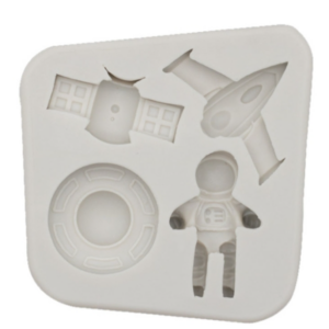 Astronaut Planet Rocket Silicone Fondant Chocolate Mould Cake Decoration Accessories Tools