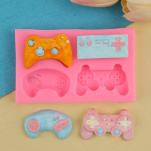 Game Console Gamepad Modelling Silicone Moulds Flipping Tools Cake Chocolate Moulds